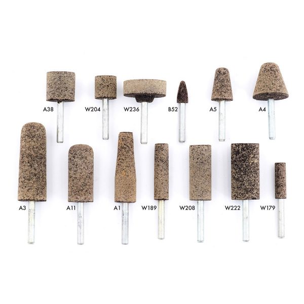 Sait – A36Q Resin Bonded Mounted Points "W" Shapes: For Medium to Heavy Stock Removal