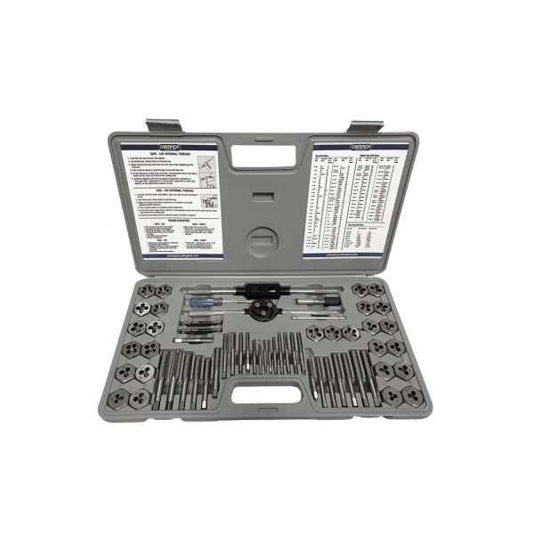 Tap & Die Set 60 Pc. Fractional / Metric