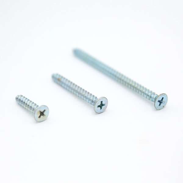 flat head metal screw